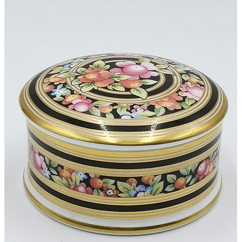 1207 - WEDGWOOD CHINA TRINKET BOX IN THE CLIO DESIGN