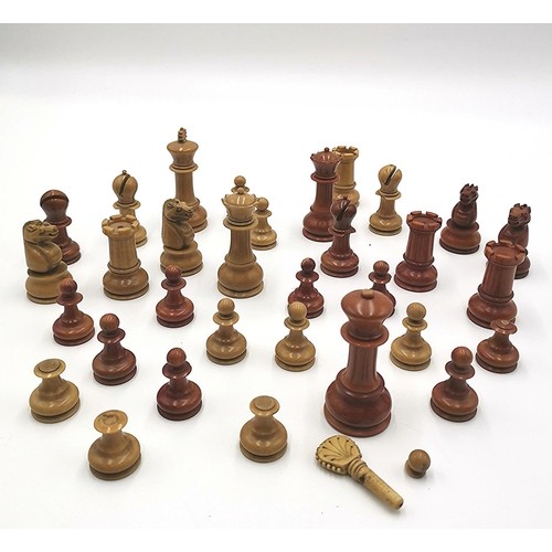 1228 - CHESS SET (Old) (Some Pieces With Faults)