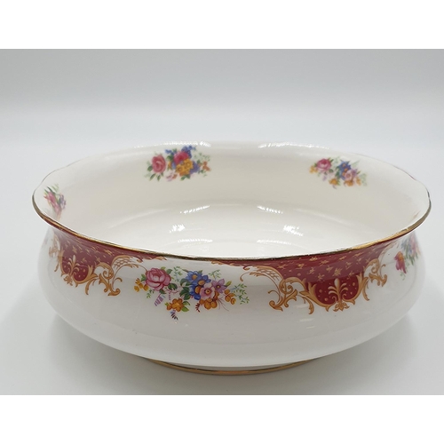 1274 - PARAGON CHINA Large 22cm Dia BOWL IN THE ROCKINGHAM DESIGN  (Marked 2nds)