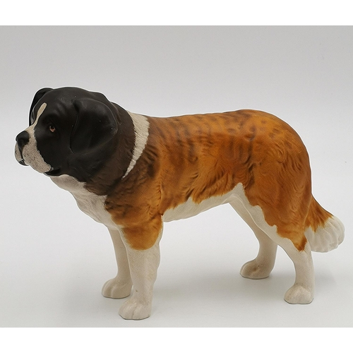 1279 - BESWICK Large 14cm MODEL OF A ST BERNARD DOG 