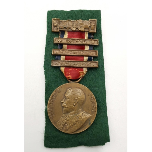 1295 - BRONZE GEORGE V MEDAL 1912/13