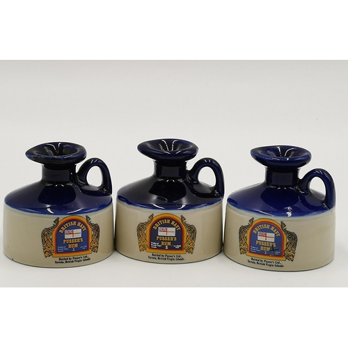 1308 - WADE Miniature RUM DECANTERS (3)