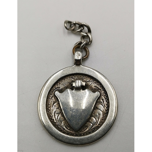 1318 - PRESENTED AS A SILVER WATCH FOB (Hallmarked For Birmingham 1925)