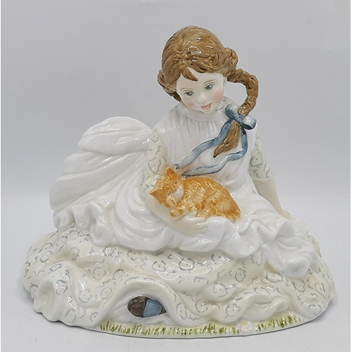 672 - ROYAL WORCESTER 12.7cm CHARACTER FIGURINE 