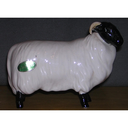 775 - BESWICK MODEL OF A BLACK FACED RAM