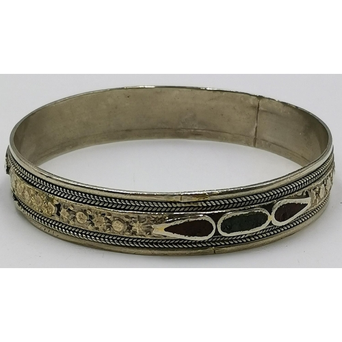 1133 - PRESENTED AS INDIAN SILVER BANGLE