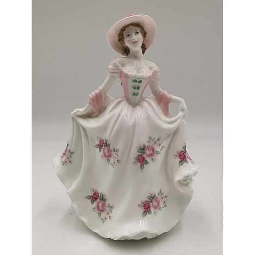 208 - ROYAL WORCESTER 17.2cm CHARACTER FIGURINE 