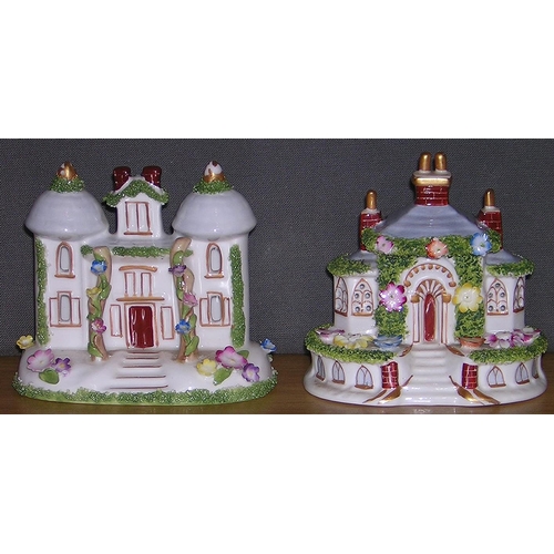 21 - COALPORT CHINA COTTAGES (2) 