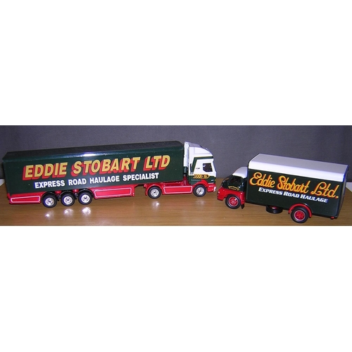 47 - CORGI DIE CAST MODELS OF TWO EDDIE STOBARTS LORRIES