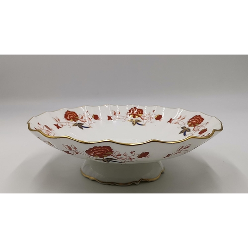 681 - ROYAL CROWN DERBY 27cm Dia FOOTED FRUIT BOWL