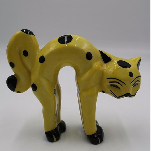 688 - LORNA BAILEY Large 15cm x 13cm MODEL OF POLKA THE CAT