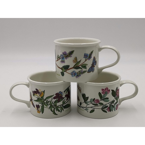 736 - PORTMEIRION CHINA MUGS (3)