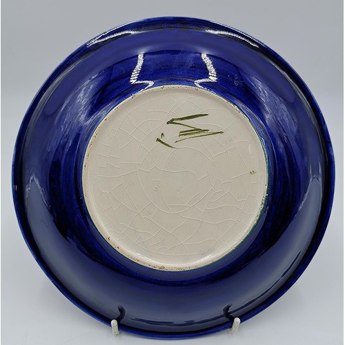 124 - MOORCROFT LIPPED BOWL IN THE ANEMONE DESIGN