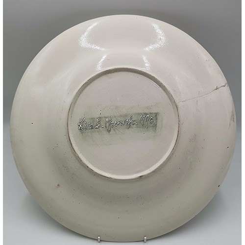 172 - MOORLAND POTTERY (Chelsea Works-Burslem,Stoke On Trent)  Large 40cm Dia CHARGER IN THE BRAMBLE DESIG... 