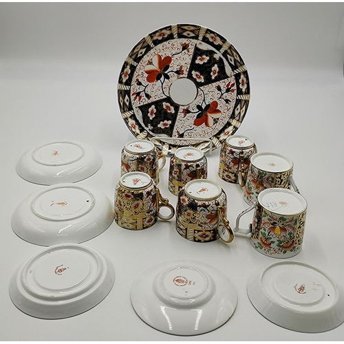 767 - ROYAL CROWN DERBY CHINA CUPS,COFFEE CAN,SAUCER,Etc.
(Please Note This LOT IS COLLECTION ONLY , WILL ... 