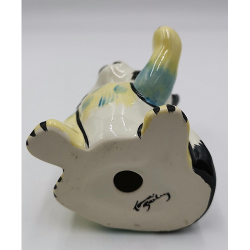781 - LORNA BAILEY MODEL OF A CAT Signed By Lorna Bailey
