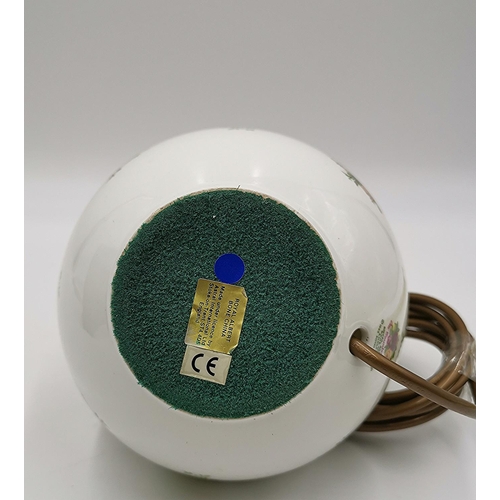 965 - ROYAL ALBERT CHINA 21cm LAMP BASE IN THE OLD COUNTRY ROSES DESIGN