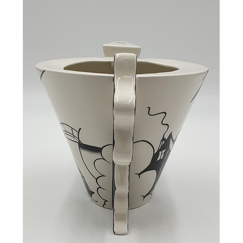 1006 - LORNA BAILEY  17.5cm x 30cm WAVEY HANDLED JUG IN THE LONGPORT WHARF DESIGN (Available On The Lorna B... 