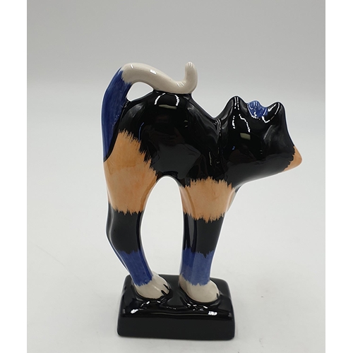 1016 - LORNA BAILEY 14cm MODEL OF RAFFA THE CAT Signed by Lorna Bailey