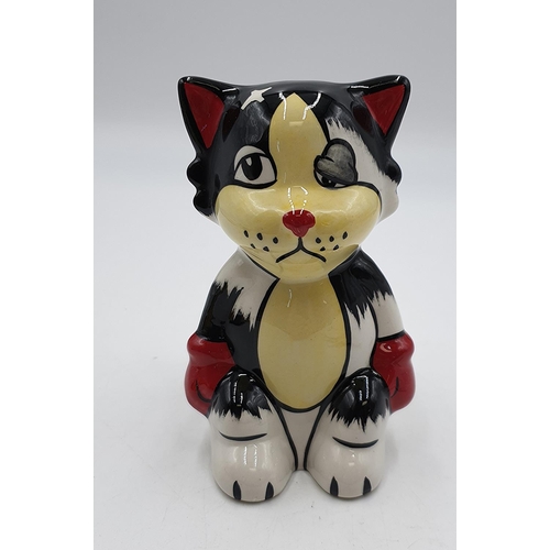 1029 - LORNA BAILEY 13.5cm MODEL OF ALI THE CAT Signed By Lorna Bailey