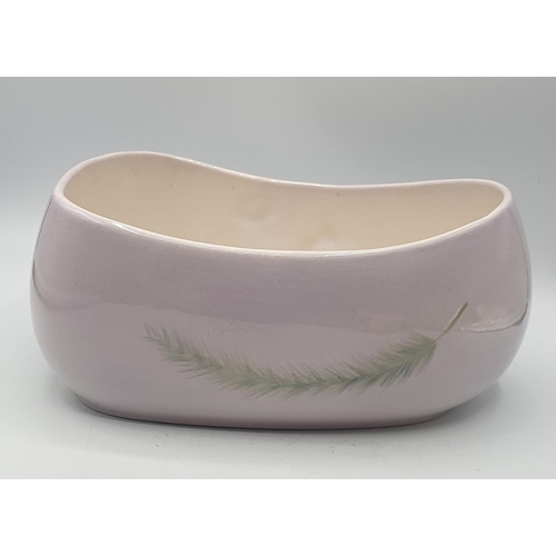 1034 - CARLTON WARE 9cm x 21cm x 15.5cm ELIPTICAL BOWL IN THE AUSTRALIAN DESIGN