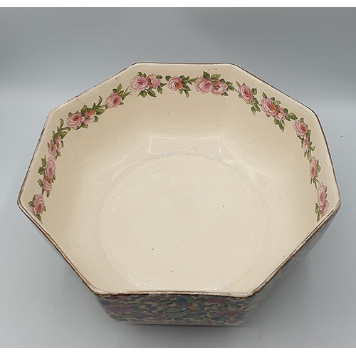 1036 - CROWN DUCAL Large 25cm Dia CHINTZ BOWL