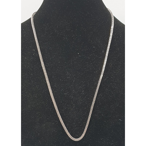 1057 - PRESENTED AS A SILVER (925) 44cm NECK CHAIN (Total Weight 8.8 Grams)