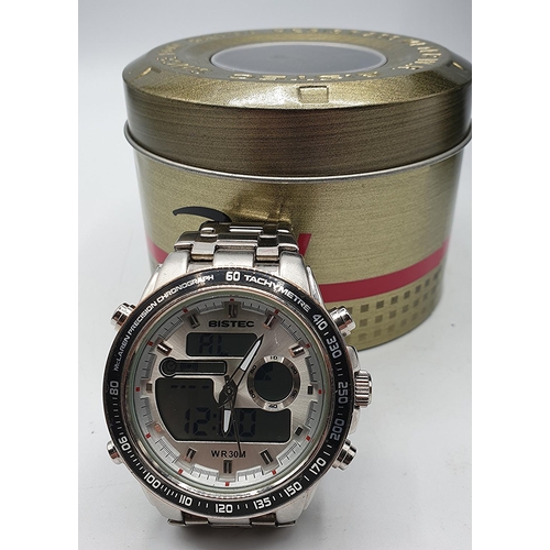 1067 - BISTEC TACHYMETRE GENTS WRISTWATCH (Boxed)