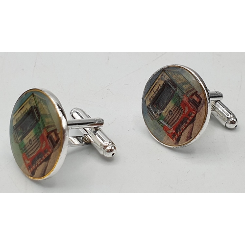 1069 - EDDIE STOBARTS CUFF LINKS (Boxed)