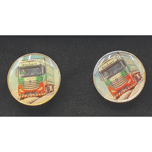 1069 - EDDIE STOBARTS CUFF LINKS (Boxed)