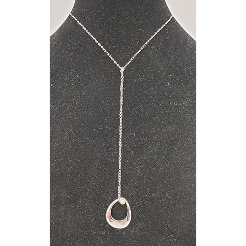 1071 - PRESENTED AS A SILVER PENDANT ON A SILVER (925) 44cm NECK CHAIN (Total Weight 3 Grams) (Boxed)