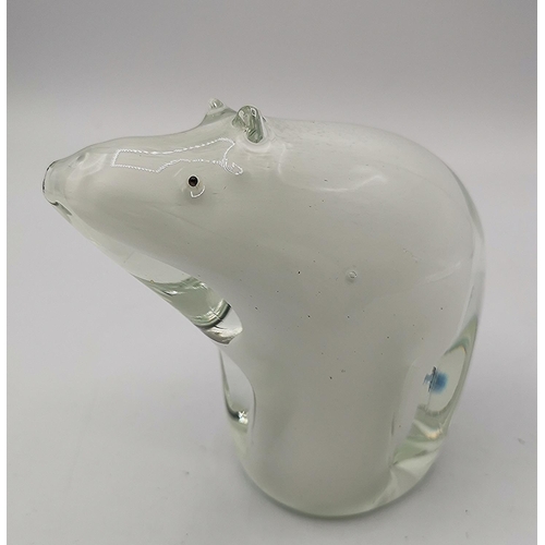 111 - POLAR BEAR PAPERWEIGHT (Nibble To Ear)