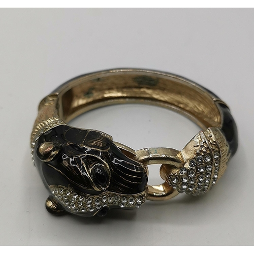 114 - BLACK PANTHER BANGLE