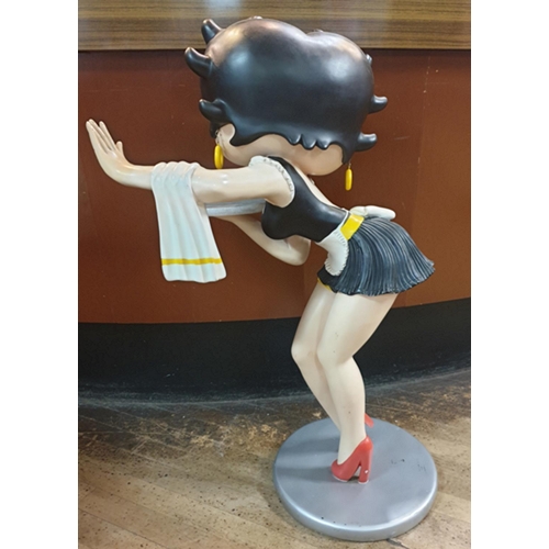 1270 - SHOP DISPLAY 91cm FIGURINE OF BETY BOOP AS A WAITRESS.
(Please Note This LOT WILL NOT BE PACKED OR S... 