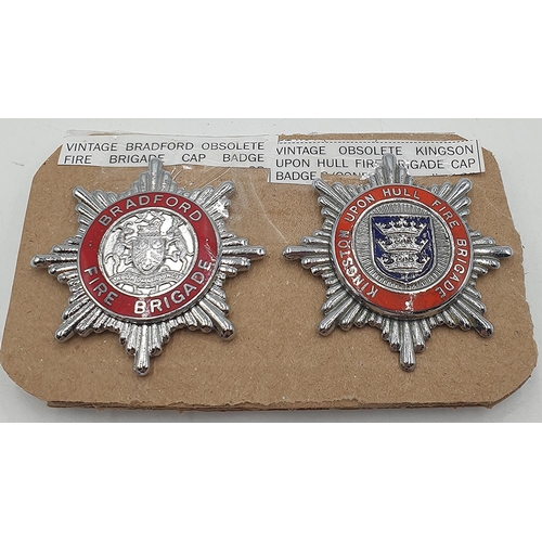 1275 - FIRE BRIGADE BADGES (2)