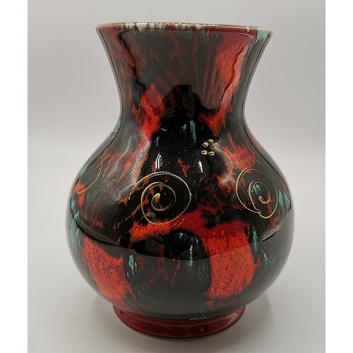 1311 - ANITA HARRIS STUDIO'S 14cm VASE (Trial Piece)