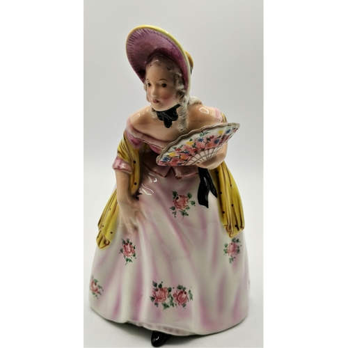 1318 - ROYAL BELVEDERE (Made In Austria) 18.5cm (Hand Painted) FIGURINE 