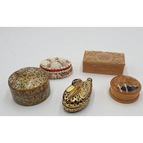 1366 - TRINKET BOXES (5)