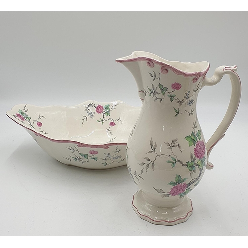 627 - ROYAL WINTON 24.5cm JUG Plus 39cm Dia BOWL (Bowl A/F)(Please Note This Lot WILL NOT BE PACKED OR SHI... 