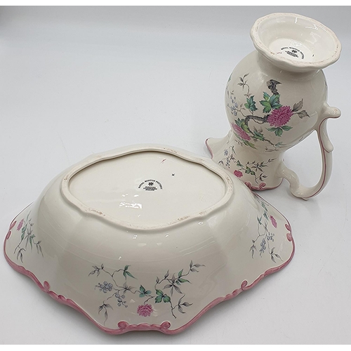 627 - ROYAL WINTON 24.5cm JUG Plus 39cm Dia BOWL (Bowl A/F)(Please Note This Lot WILL NOT BE PACKED OR SHI... 