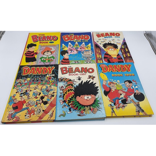 716 - BEANO & DANDY ANNUALS (6) 1989-98