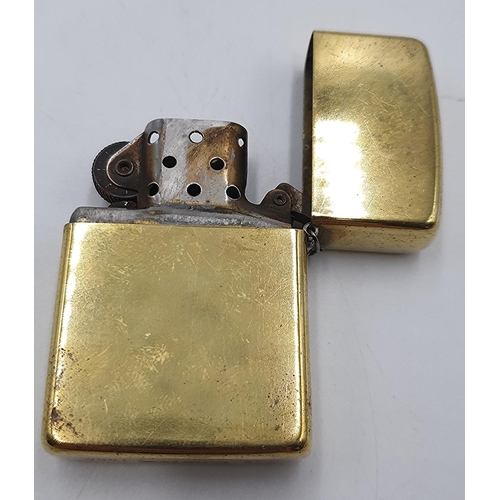 717 - BRASS ZIPPO LIGHTER 1932/92