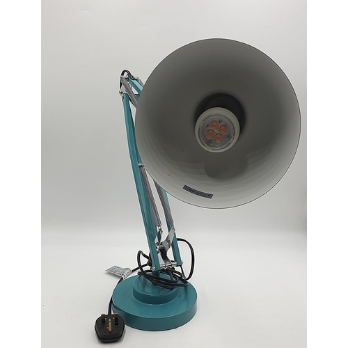 725 - BLUE ANGLEPOISE LAMP.
(Please Note This LOT WILL NOT BE PACKED OR SHIPPED....PICK UP ONLY!!!!)