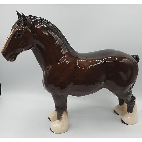 810 - BESWICK Extra Large 27.8cm MODEL OF A SHIRE HORSE 