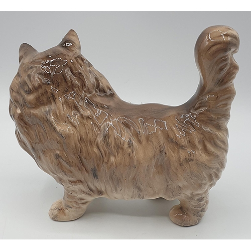 814 - BESWICK Large 12.7cm MODEL OF PERSIAN CAT-STANDING,TAIL ERECT Model No 1898  Designed By Mr Albert H... 