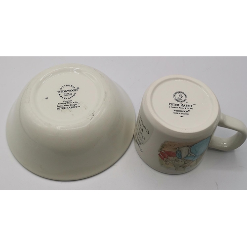 82 - WEDGWOOD PETER RABBIT BOWL & MUG