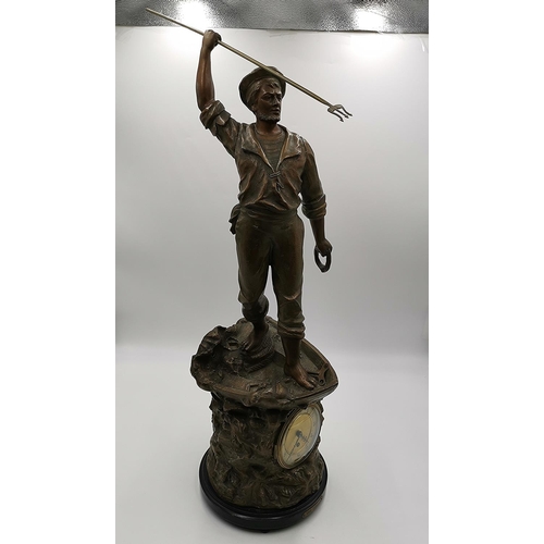 887 - SPELTER Ex Large 71cm FIGURINE 