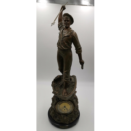 887 - SPELTER Ex Large 71cm FIGURINE 