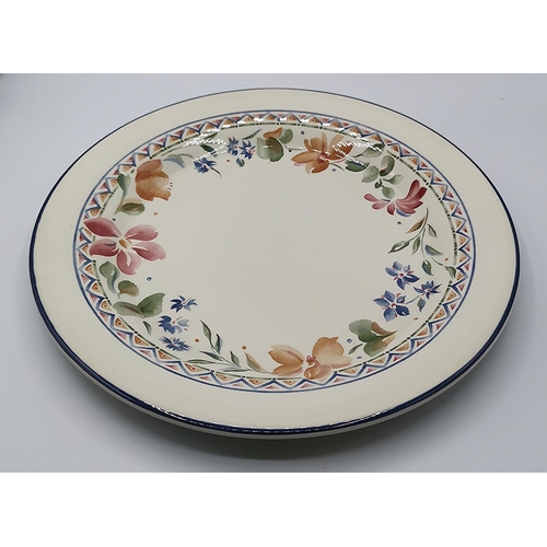 890 - STAFFORDSHIRE TABLEWARE CHINA 29.5cm Dia PLATES (2) IN THE CALYPSO DESIGN