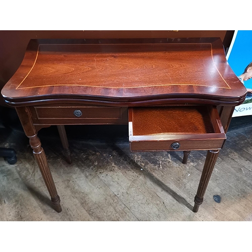 896 - WOODEN FOLDING CARD TABLE.
(Please Note This LOT IS PICK UP ONLY!!!)